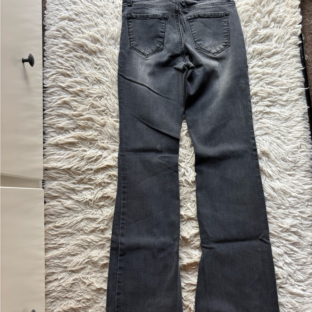 Black Label C’est toi Charcoal/ black Flare Jeans